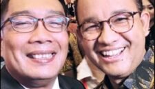 Ridwan Kamil dan Anies Baswedan, dua tokoh politik yang digadang-gadang akan maju di Pilgub DKI Jakarta tahun 2024. (Instagram / @ridwankamil)