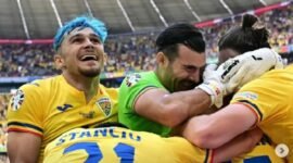 Rumania gemilang! Kemenangan bersejarah 3-0 atas Ukraina di Euro 2024. Stanciu, Marin, dan Dragus jadi bintang lapangan. | Instagram/@euro2024